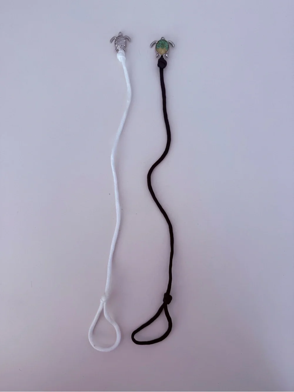 Sea Turtle Wrap Bracelet - White Rope